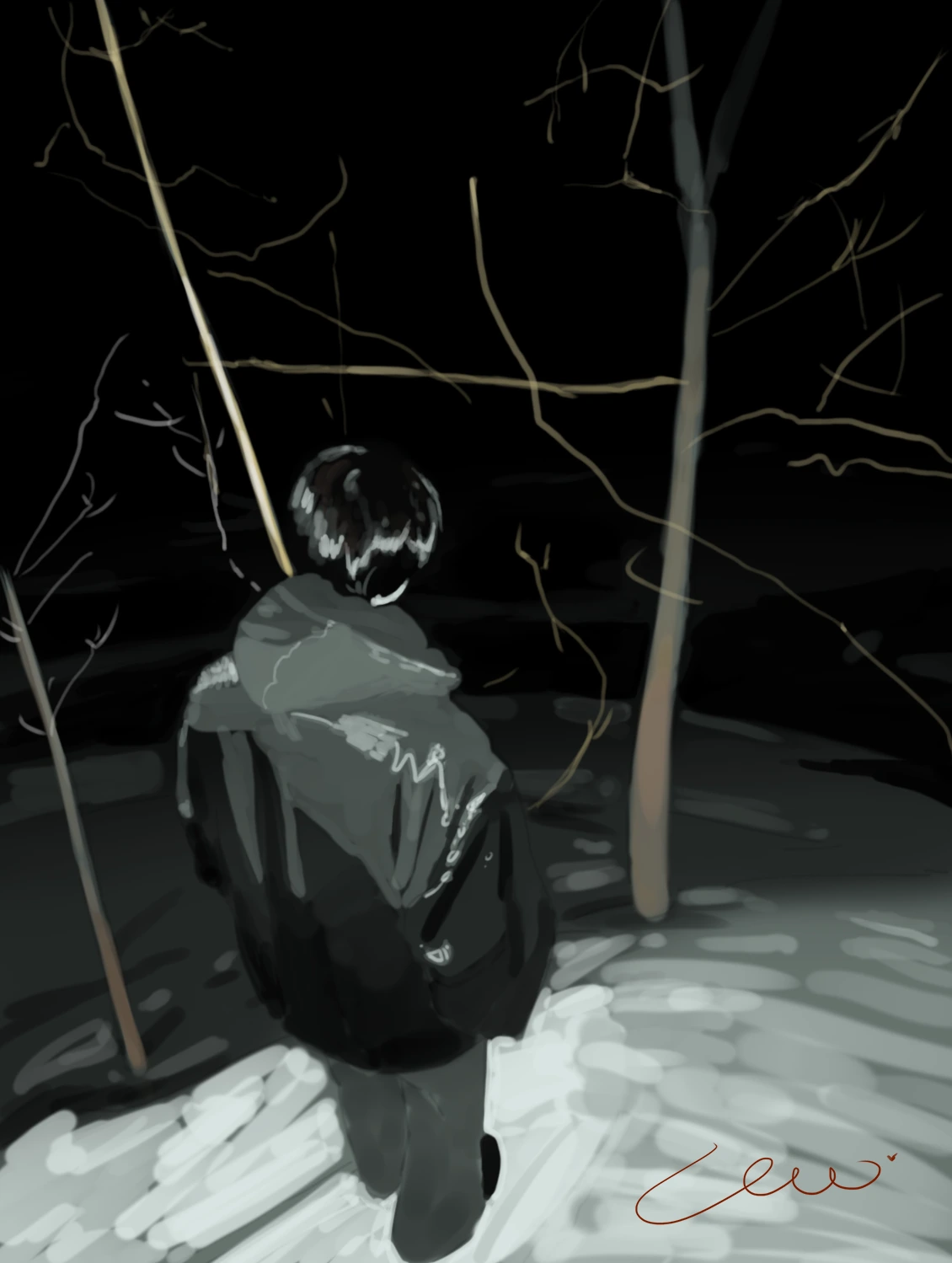 人物 · 背影